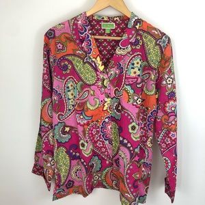 Vera Bradley Button Down Pajama top